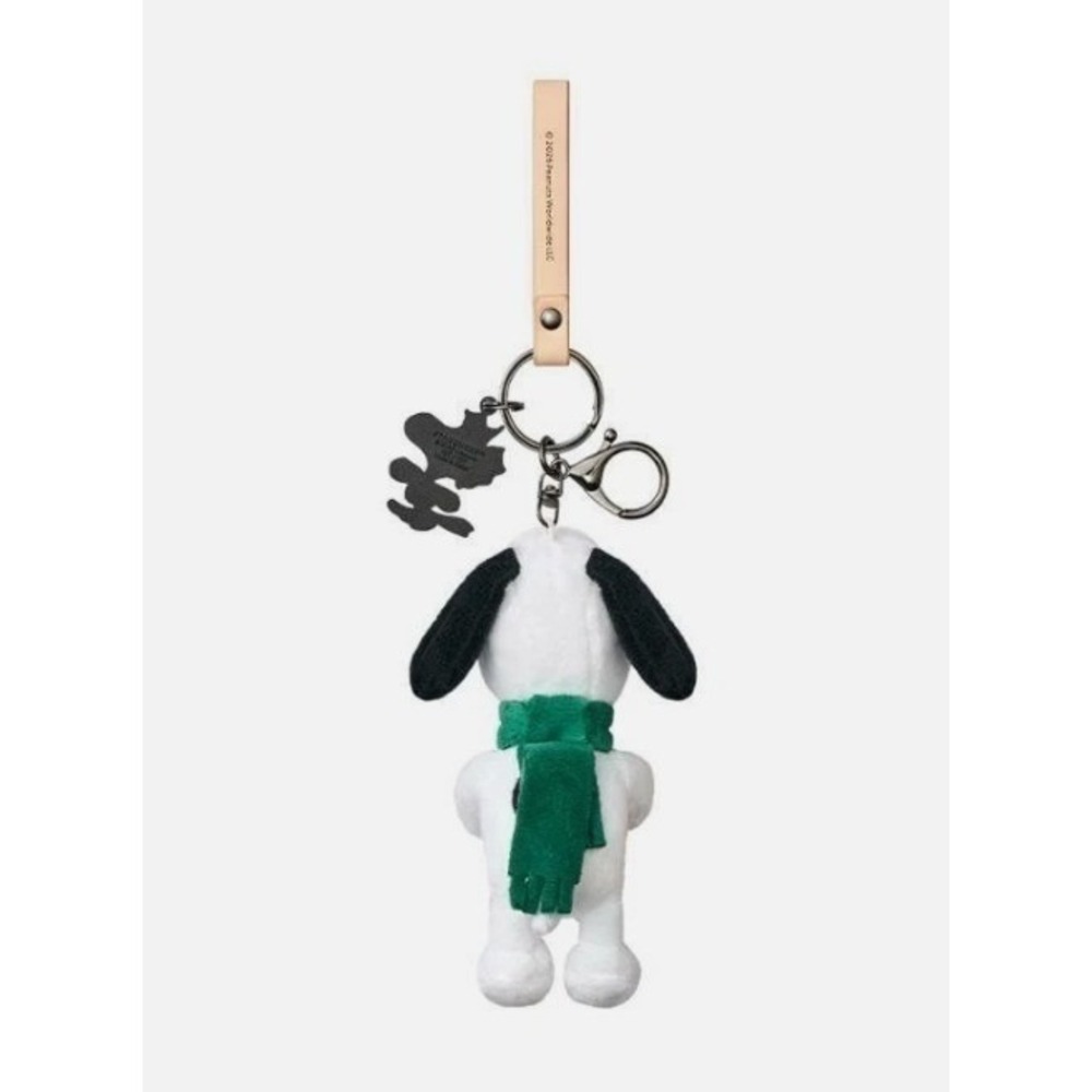 Starbucks X Peanuts Collaboration Snoopy Bag Charm Plush IN HAND 100% Authentic - Picture 3 of 4